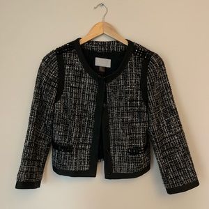 H&M tweed crop jacket